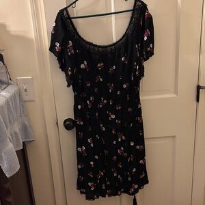 Torrid Black Lace Detail Dress